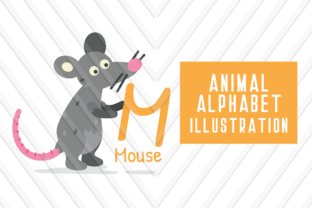 Animal Alphabet M for Mouse: A Font with Whimsical Character