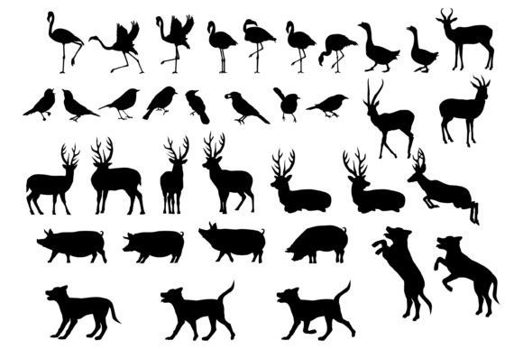 Charming Animal Silhouettes for Your Creative Projects