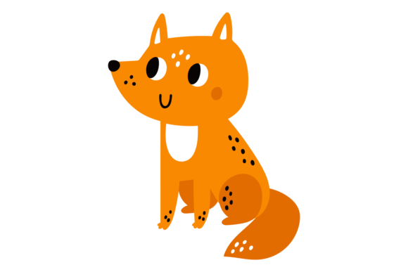 Cute Fox: The Whimsical Orange Forest Animal for Creative Projects