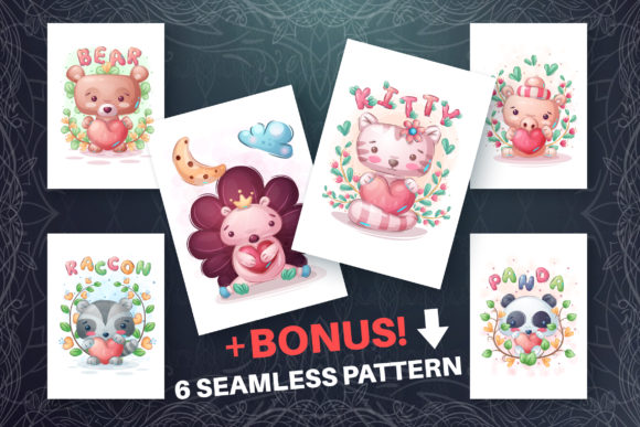 Infuse Your Projects with Love: The Cute Animal with Heart Collection