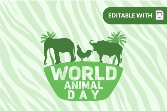 Logo World Animal Day #26: A Playful Font for Creative Projects
