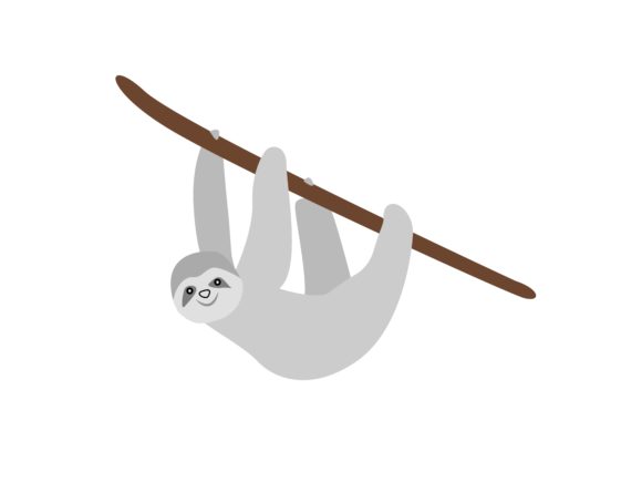 Sloth Walking Animal: A Playful Asset for Modern Design