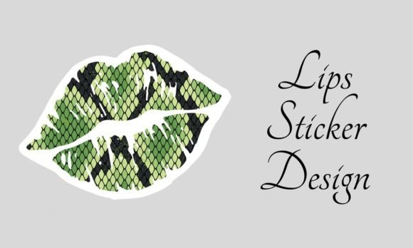 Snake Animal Print Sticker Design: Bold Style for Every Project
